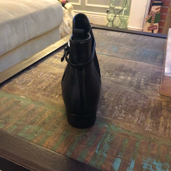 Authentic Prada Napa Nero Black Leather Bootie - Picture 3 of 6